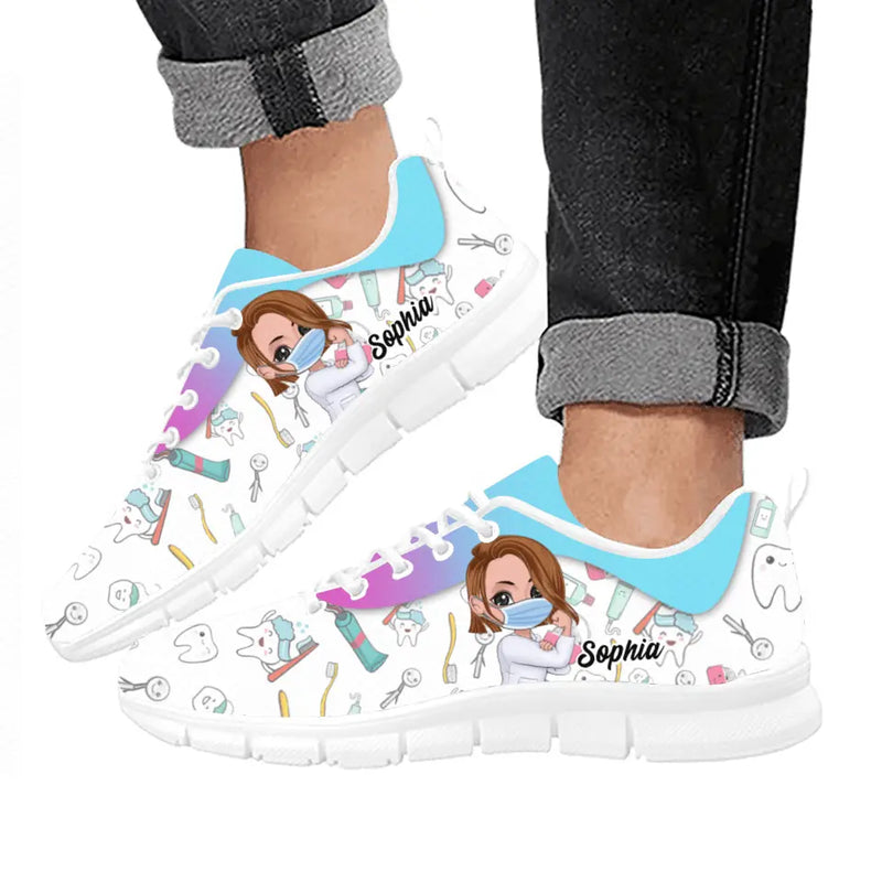 Personalized Dental Shoes - Birthday Gift Idea For Dentist