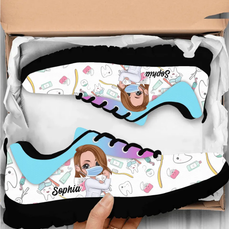 Personalized Dental Shoes - Birthday Gift Idea For Dentist