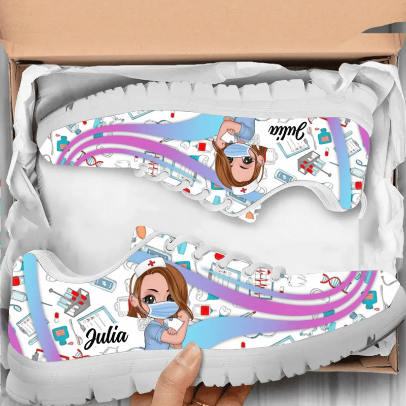 Personalized Nurse Sneakers - Gift Idea For Nurse
