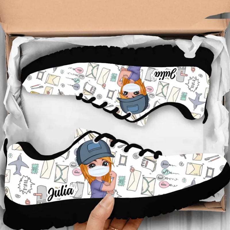 Personalized Postman Sneakers - Gift Idea For Postman