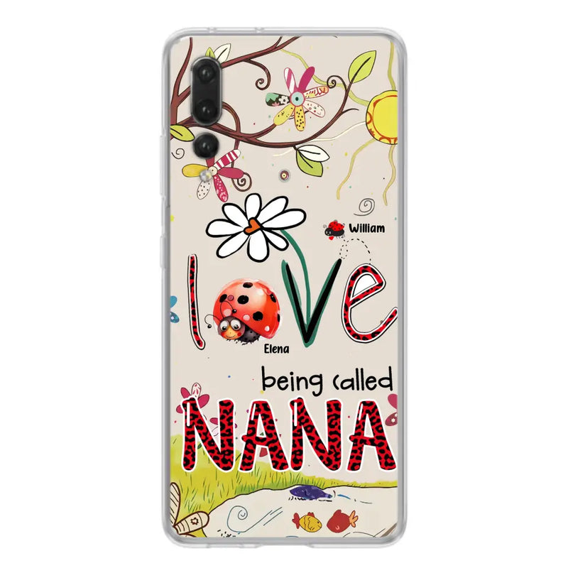 Personalized Grandma/Mom Phone Case - Gift Idea For Grandma - Up to 7 Kids - Love Being Called Gigi - Cases For Oppo/ Huawei/ Xiaomi
