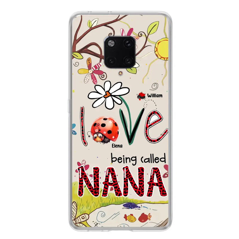 Personalized Grandma/Mom Phone Case - Gift Idea For Grandma - Up to 7 Kids - Love Being Called Gigi - Cases For Oppo/ Huawei/ Xiaomi