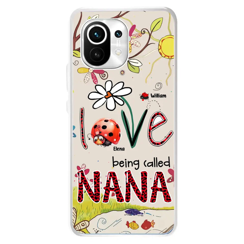 Personalized Grandma/Mom Phone Case - Gift Idea For Grandma - Up to 7 Kids - Love Being Called Gigi - Cases For Oppo/ Huawei/ Xiaomi