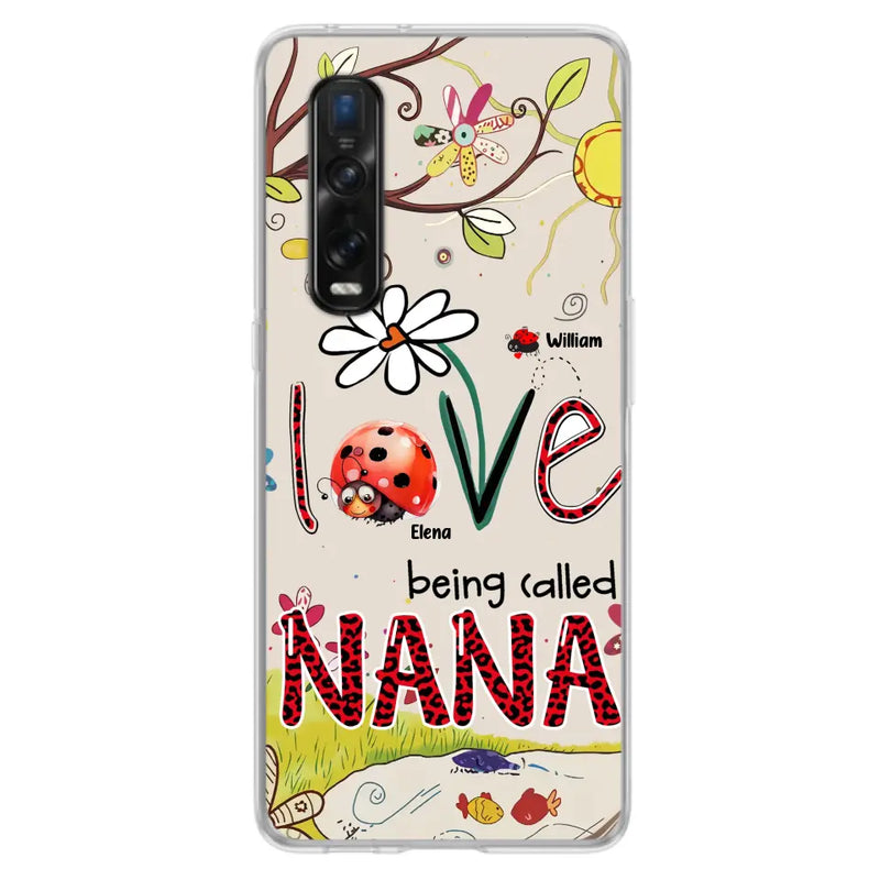 Personalized Grandma/Mom Phone Case - Gift Idea For Grandma - Up to 7 Kids - Love Being Called Gigi - Cases For Oppo/ Huawei/ Xiaomi