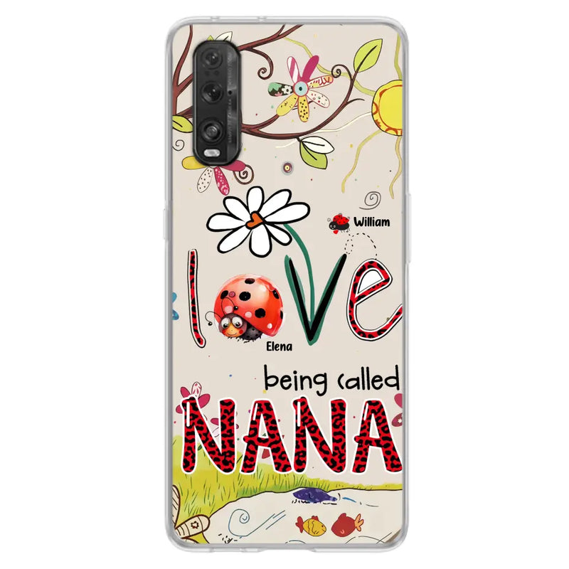 Personalized Grandma/Mom Phone Case - Gift Idea For Grandma - Up to 7 Kids - Love Being Called Gigi - Cases For Oppo/ Huawei/ Xiaomi