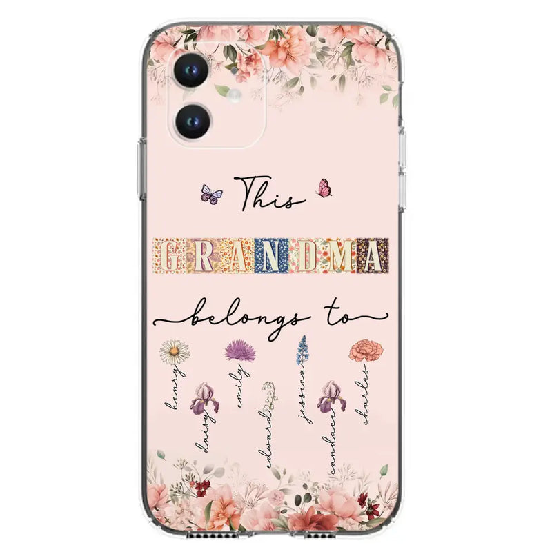 Personalized Grandma/Mom Phone Case - Up to 7 Kids - Mother's Day Gift Idea for Grandma/Mom - Case for iPhone/Samsung