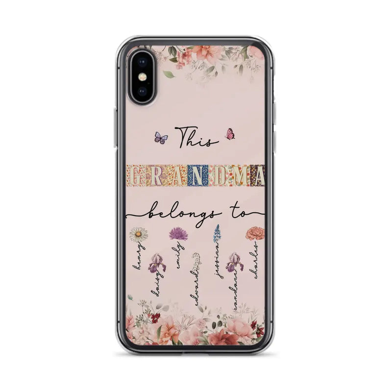 Personalized Grandma/Mom Phone Case - Up to 7 Kids - Mother's Day Gift Idea for Grandma/Mom - Case for iPhone/Samsung