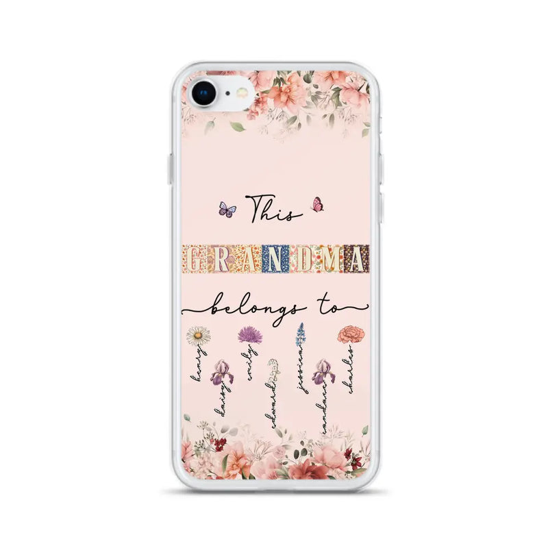 Personalized Grandma/Mom Phone Case - Up to 7 Kids - Mother's Day Gift Idea for Grandma/Mom - Case for iPhone/Samsung