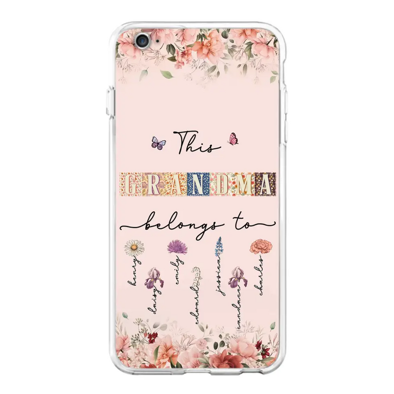 Personalized Grandma/Mom Phone Case - Up to 7 Kids - Mother's Day Gift Idea for Grandma/Mom - Case for iPhone/Samsung