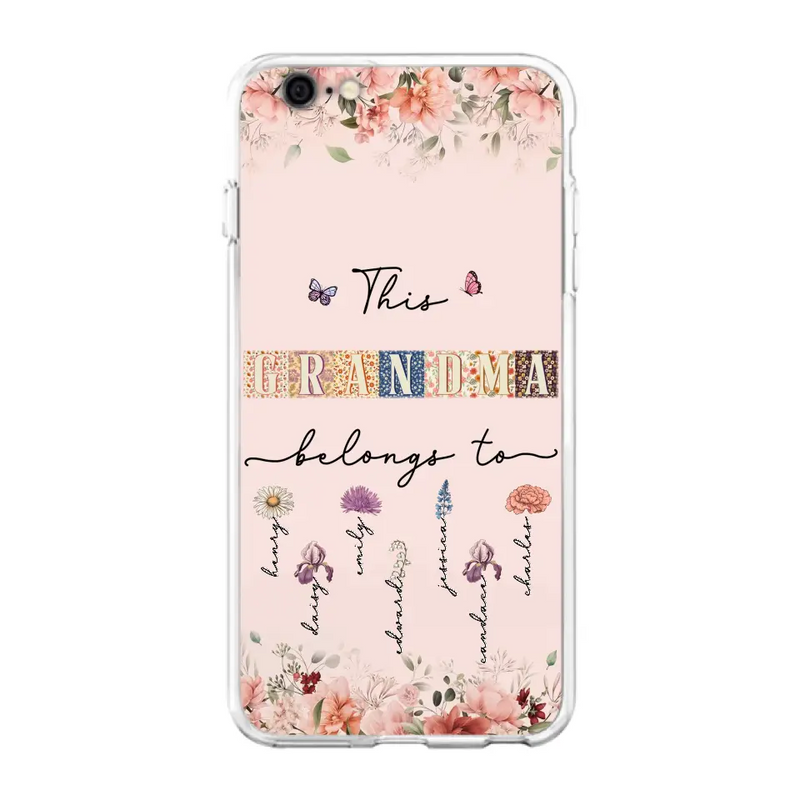 Personalized Grandma/Mom Phone Case - Up to 7 Kids - Mother's Day Gift Idea for Grandma/Mom - Case for iPhone/Samsung