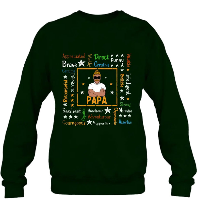 Personalized Daddy Affirmation Shirt/Hoodie - Father's Day Gift Idea For Dad/Grandpa