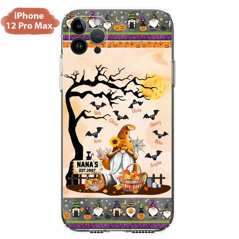 Personalized Boo Grandma Phone Case - Halloween Gift For Grandma - Up to 7 Kids - Case For iPhone/Samsung