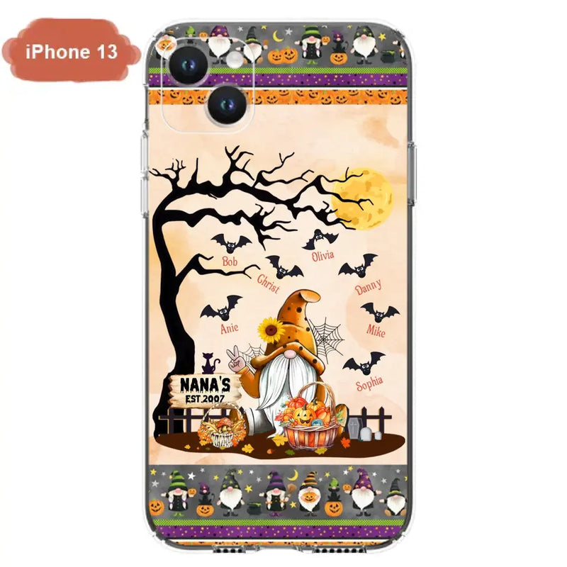 Personalized Boo Grandma Phone Case - Halloween Gift For Grandma - Up to 7 Kids - Case For iPhone/Samsung