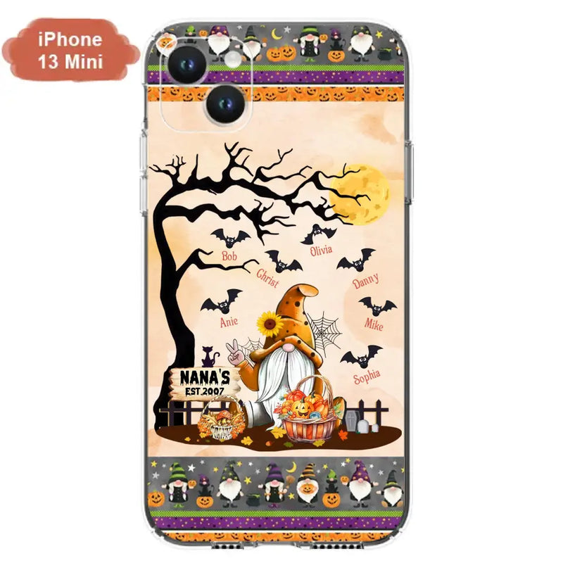 Personalized Boo Grandma Phone Case - Halloween Gift For Grandma - Up to 7 Kids - Case For iPhone/Samsung