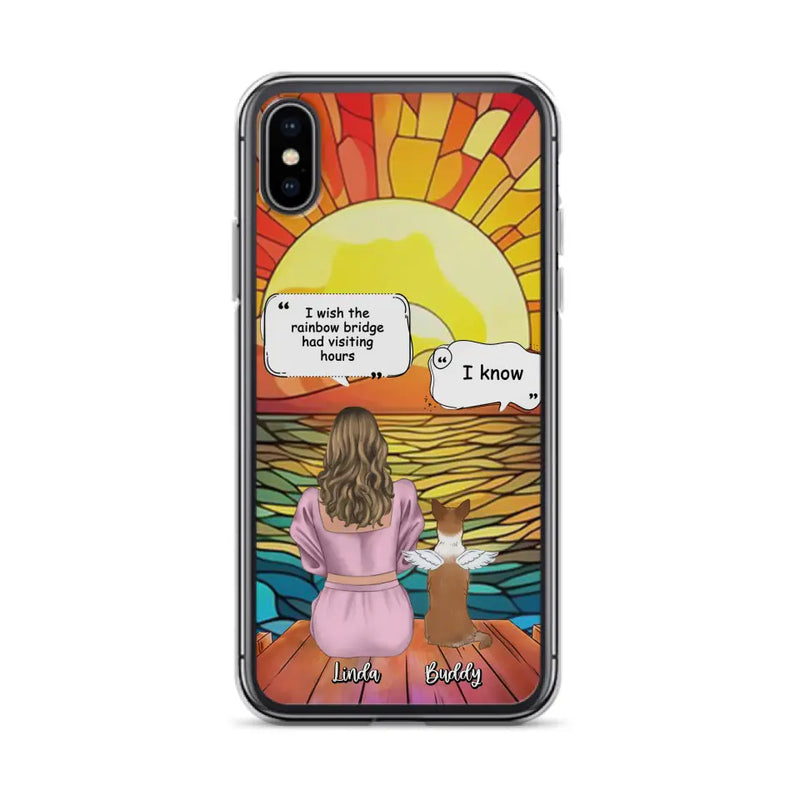 Personalized Memorial Dog Phone Case - Up to 4 Dogs - Memorial Gift Idea For Dog Owners - Case for iPhone/Samsung