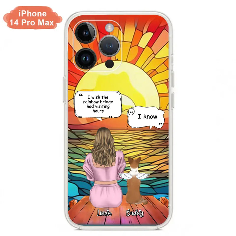 Personalized Memorial Dog Phone Case - Up to 4 Dogs - Memorial Gift Idea For Dog Owners - Case for iPhone/Samsung