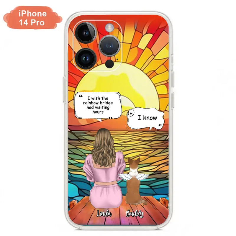 Personalized Memorial Dog Phone Case - Up to 4 Dogs - Memorial Gift Idea For Dog Owners - Case for iPhone/Samsung
