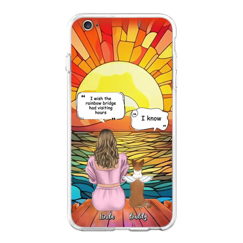 Personalized Memorial Dog Phone Case - Up to 4 Dogs - Memorial Gift Idea For Dog Owners - Case for iPhone/Samsung