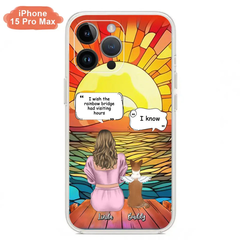 Personalized Memorial Dog Phone Case - Up to 4 Dogs - Memorial Gift Idea For Dog Owners - Case for iPhone/Samsung