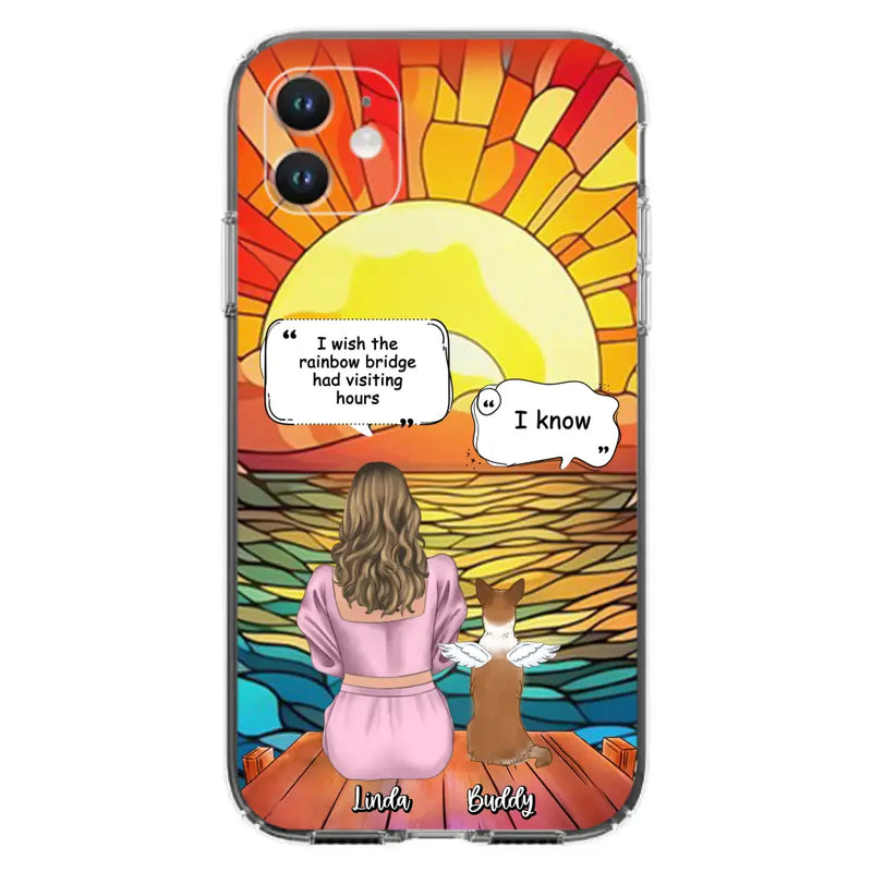 Personalized Memorial Dog Phone Case - Up to 4 Dogs - Memorial Gift Idea For Dog Owners - Case for iPhone/Samsung