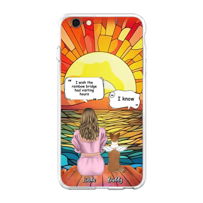 Personalized Memorial Dog Phone Case - Up to 4 Dogs - Memorial Gift Idea For Dog Owners - Case for iPhone/Samsung