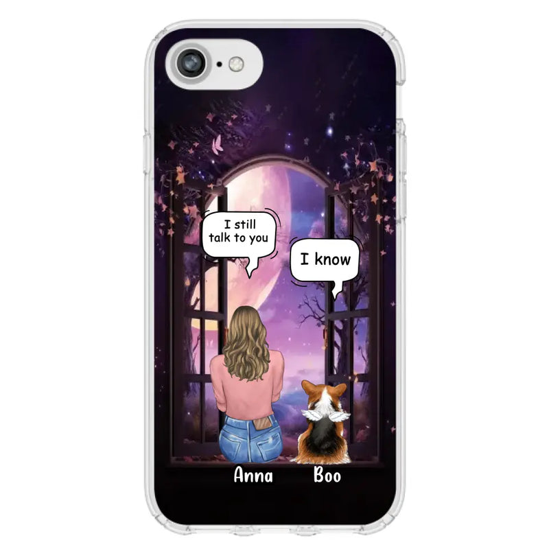 Personalized Memorial Pet Phone Case - Up to 4 Dogs/Cats/Rabbits - Memorial Gift Idea for Dog/Cat/Rabbit Owners - Case For iPhone/Samsung