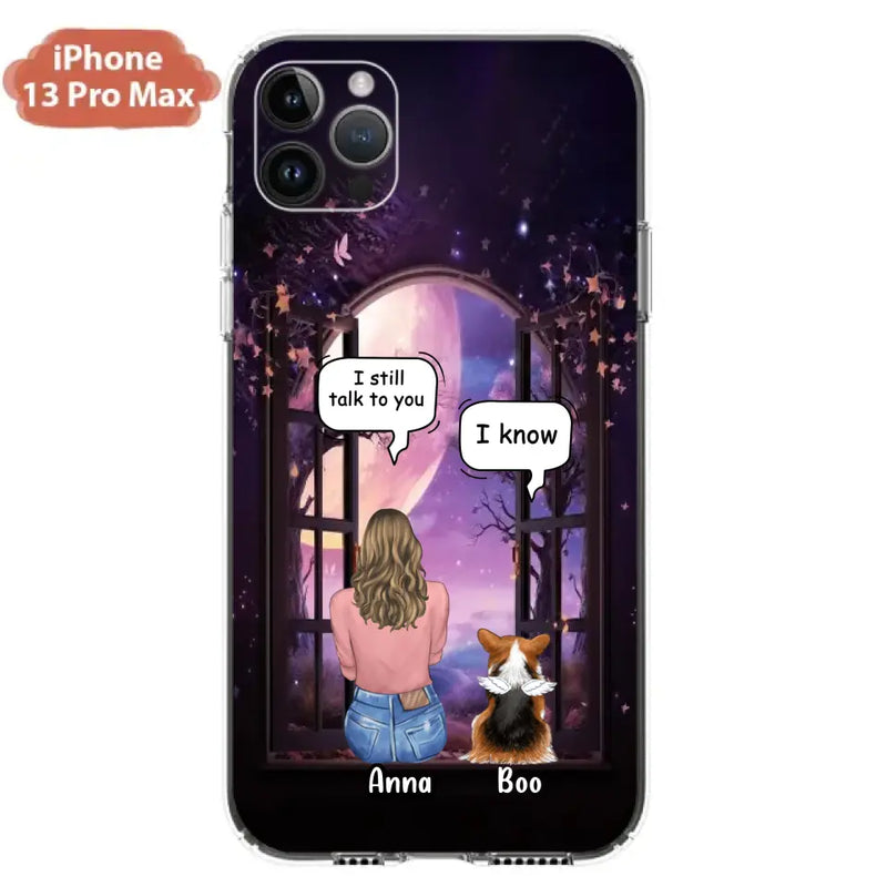 Personalized Memorial Pet Phone Case - Up to 4 Dogs/Cats/Rabbits - Memorial Gift Idea for Dog/Cat/Rabbit Owners - Case For iPhone/Samsung