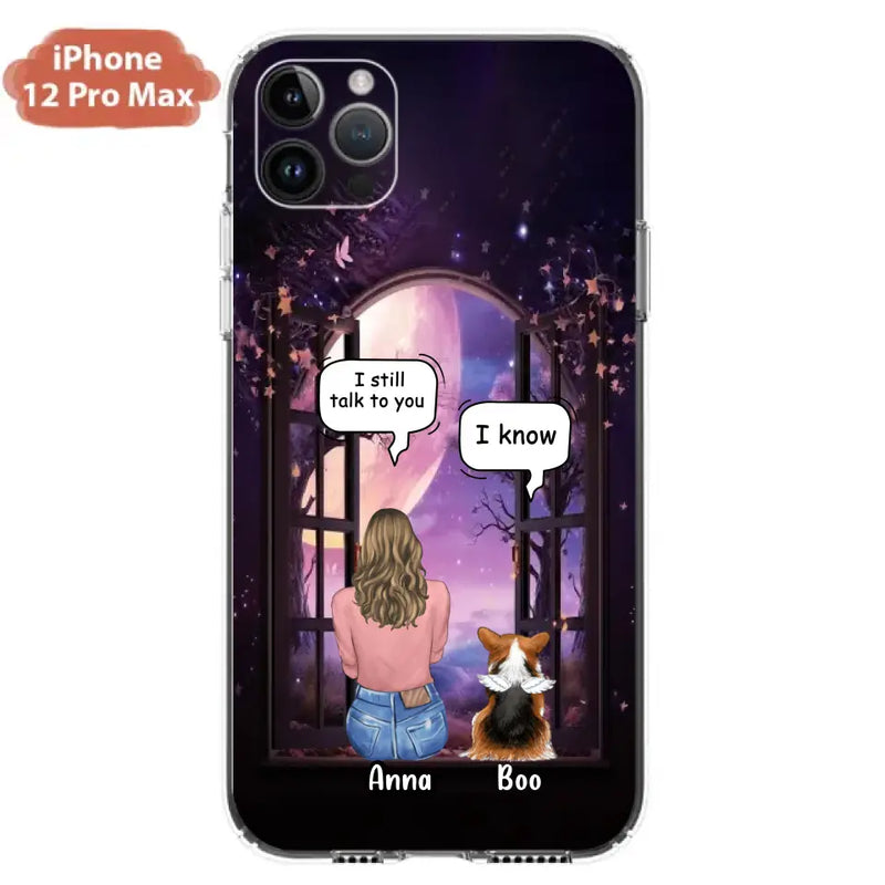 Personalized Memorial Pet Phone Case - Up to 4 Dogs/Cats/Rabbits - Memorial Gift Idea for Dog/Cat/Rabbit Owners - Case For iPhone/Samsung