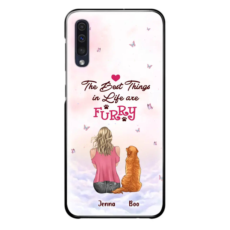 Personalized Dog Mom Phone Case - Up to 5 Dogs - Gift Idea For Dog Lovers - The Best Things In Life Are Furry - Case for iPhone/Samsung