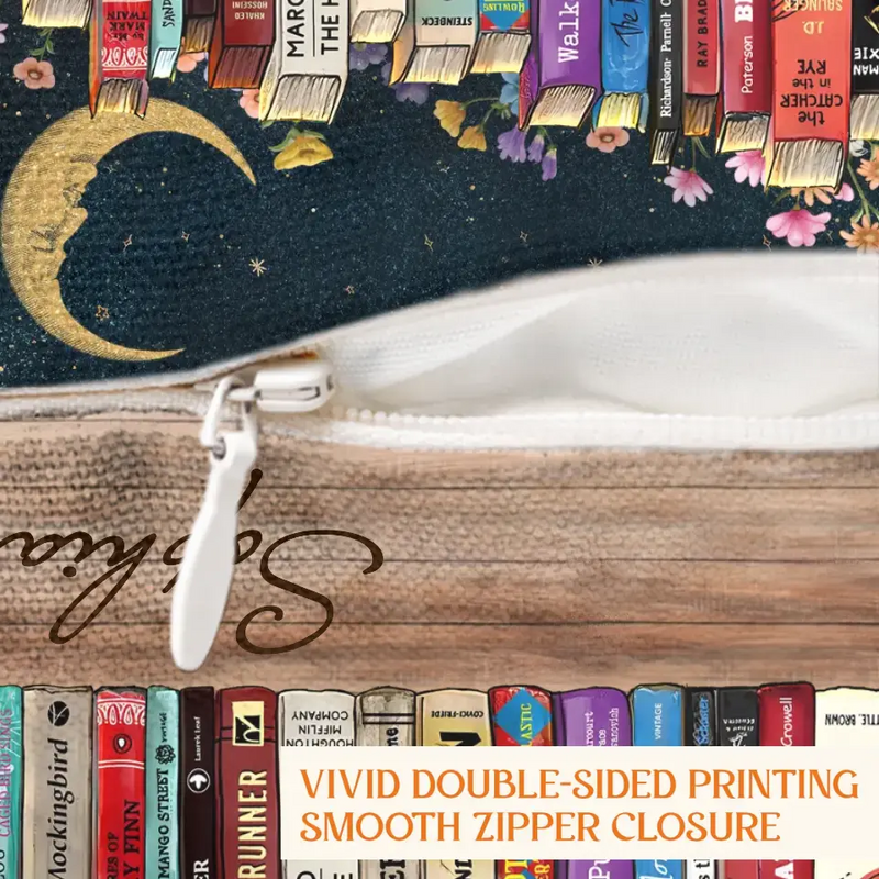 Personalized Reading Book Pillow Cover - Gift Idea For Book Lover