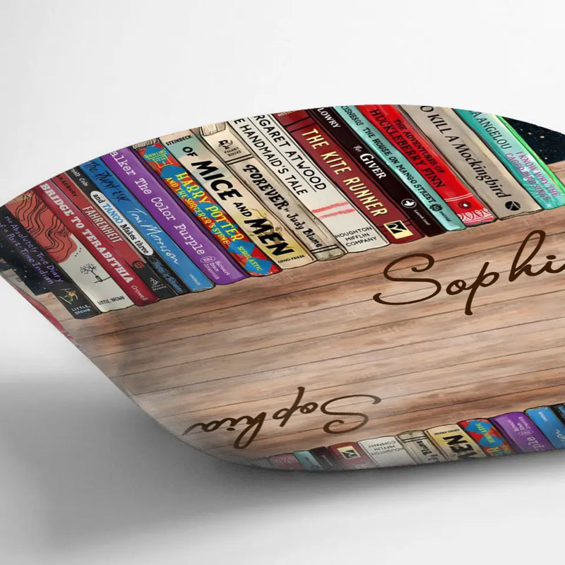 Personalized Reading Book Pillow Cover - Gift Idea For Book Lover