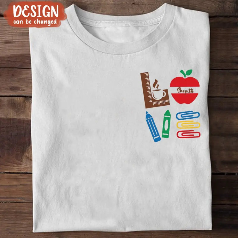 Personalized Teacher Shirt/Hoodie - Gift Idea For Teacher/Back To School