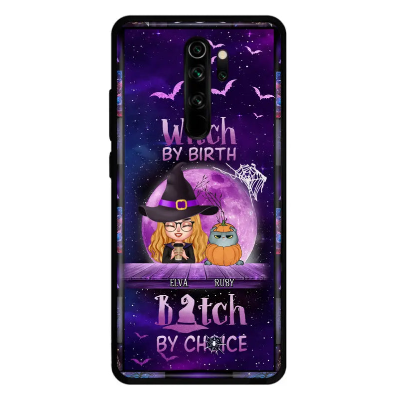 Personalized Witch Phone Case - Gift Idea For Witch/Dog/Cat Lover - Up to 4 Pets - Witch By Birth - Case For Xiaomi/Oppo/Huawei