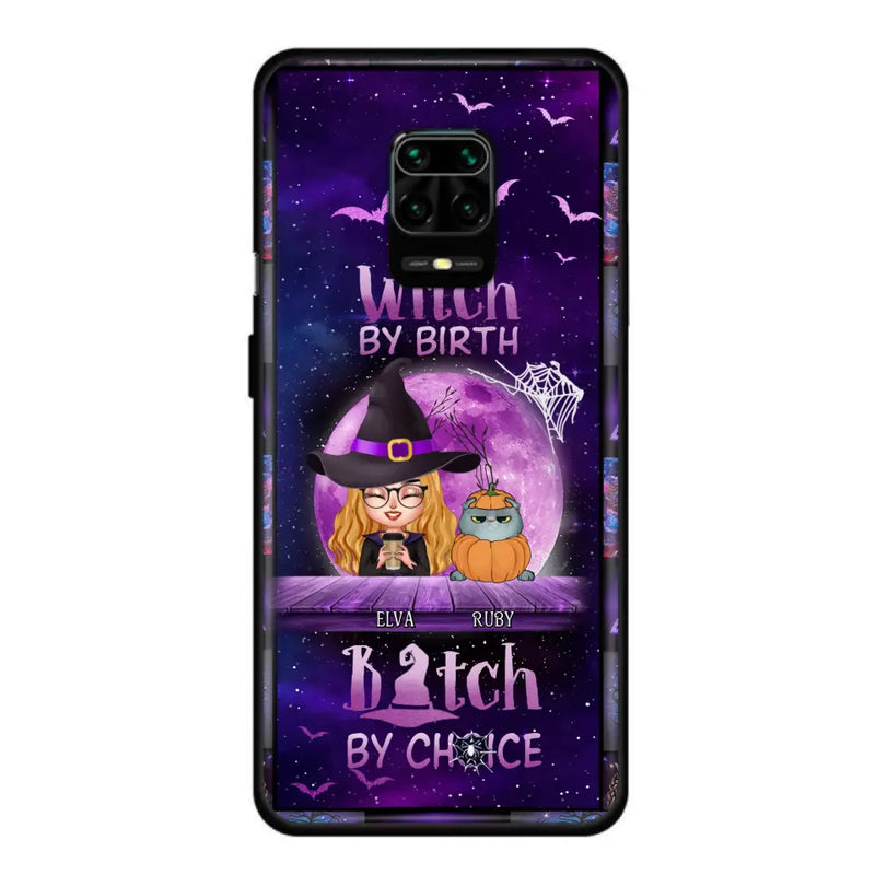 Personalized Witch Phone Case - Gift Idea For Witch/Dog/Cat Lover - Up to 4 Pets - Witch By Birth - Case For Xiaomi/Oppo/Huawei