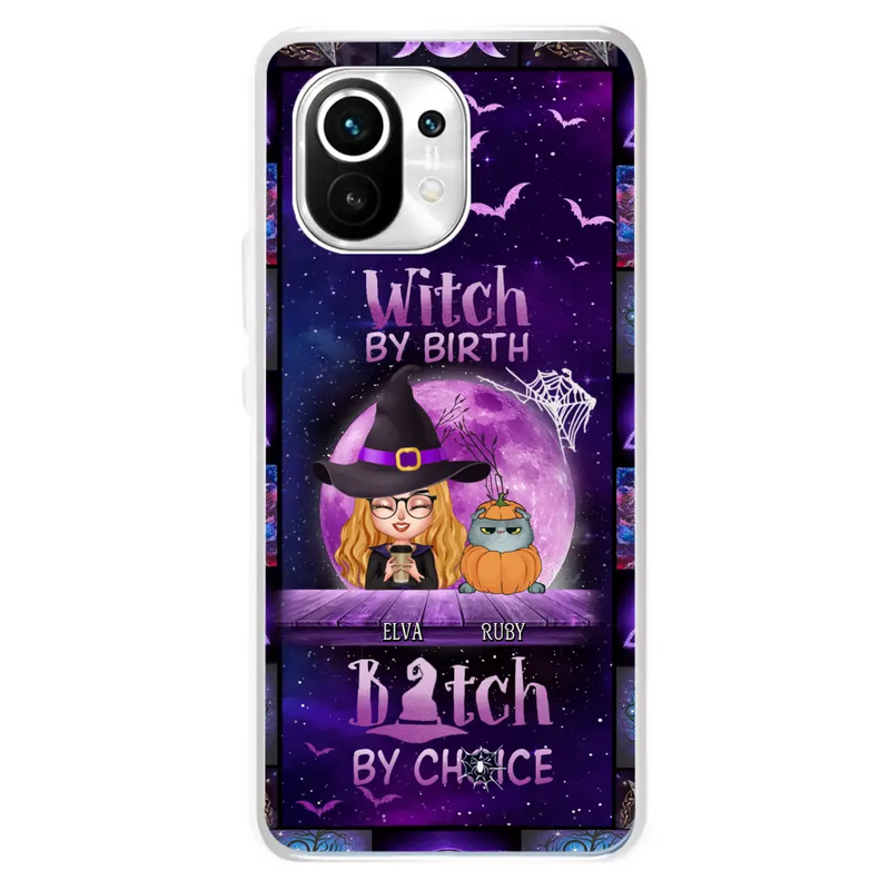 Personalized Witch Phone Case - Gift Idea For Witch/Dog/Cat Lover - Up to 4 Pets - Witch By Birth - Case For Xiaomi/Oppo/Huawei