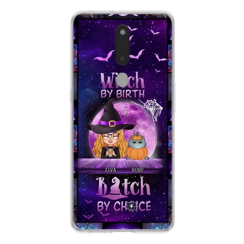 Personalized Witch Phone Case - Gift Idea For Witch/Dog/Cat Lover - Up to 4 Pets - Witch By Birth - Case For Xiaomi/Oppo/Huawei