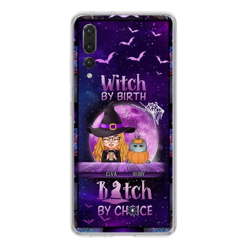 Personalized Witch Phone Case - Gift Idea For Witch/Dog/Cat Lover - Up to 4 Pets - Witch By Birth - Case For Xiaomi/Oppo/Huawei
