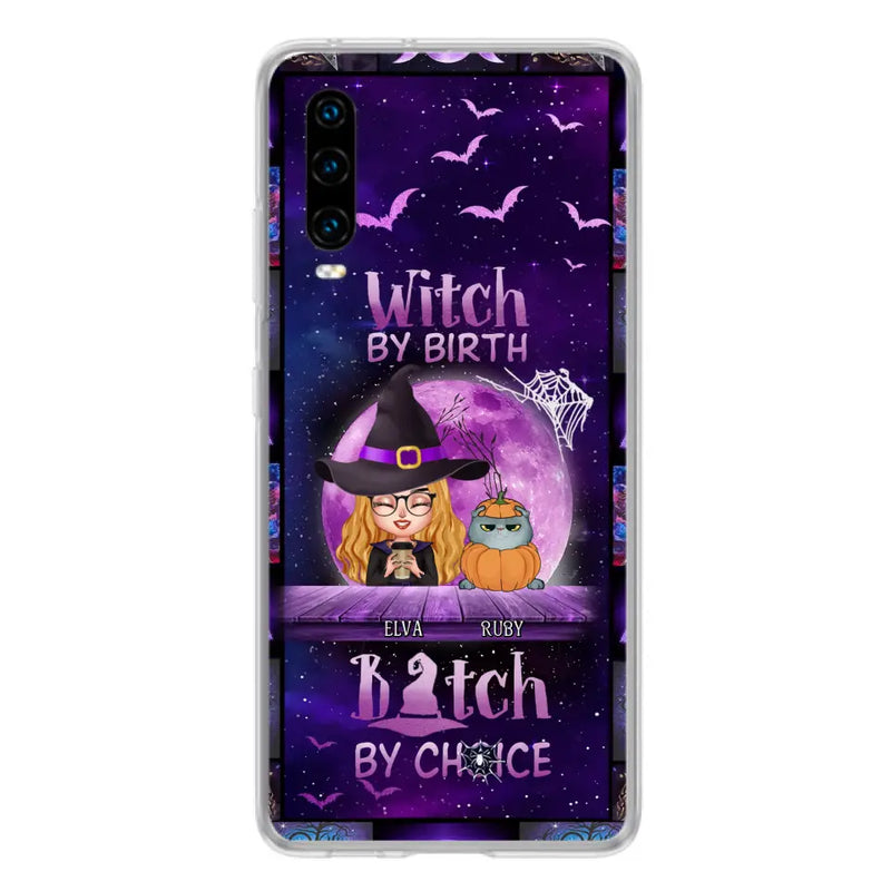 Personalized Witch Phone Case - Gift Idea For Witch/Dog/Cat Lover - Up to 4 Pets - Witch By Birth - Case For Xiaomi/Oppo/Huawei