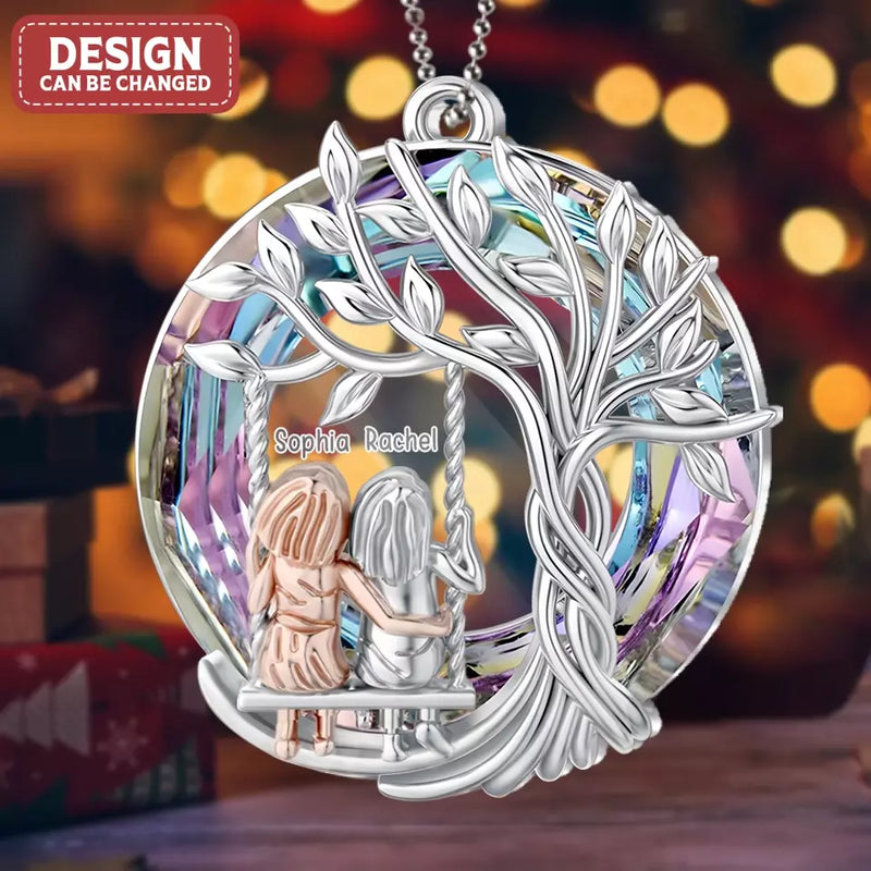 Personalized Sisters Acrylic Ornament - Gift Idea For Friends/Sisters/Besties