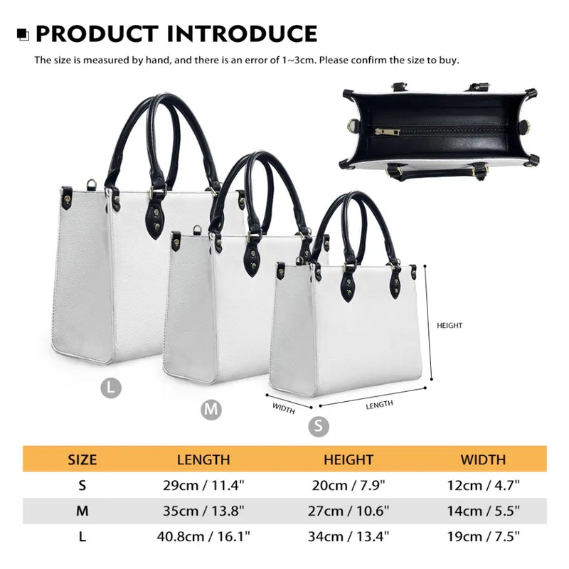 Custom Personalized Triple Moon Witch PU Leather Handbag with Long Straps - Halloween/ Witch/ Friend Gift Idea