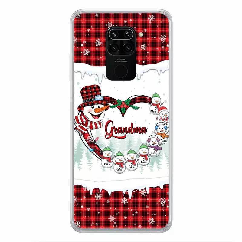 Personalized Christmas Grandma Children Phone Case - Gift For Grandma/Mom - Up to 8 Kids - Case For Xiaomi/Oppo/Huawei