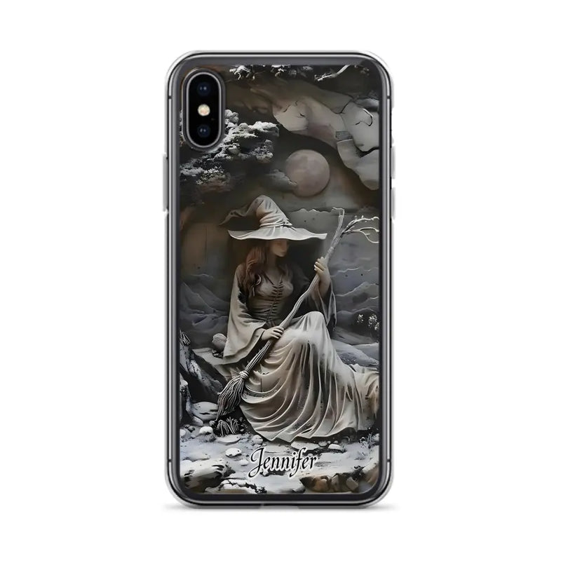 Personalized Witch Phone Case - Halloween/Birthday Gift Idea For Yourself, Witch Lovers - Case For iPhone/Samsung
