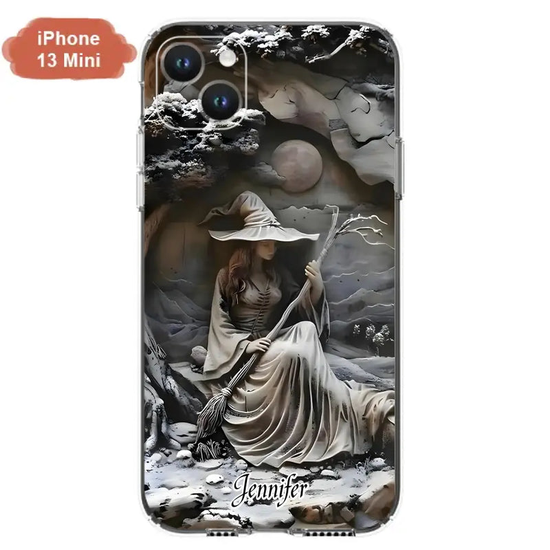 Personalized Witch Phone Case - Halloween/Birthday Gift Idea For Yourself, Witch Lovers - Case For iPhone/Samsung