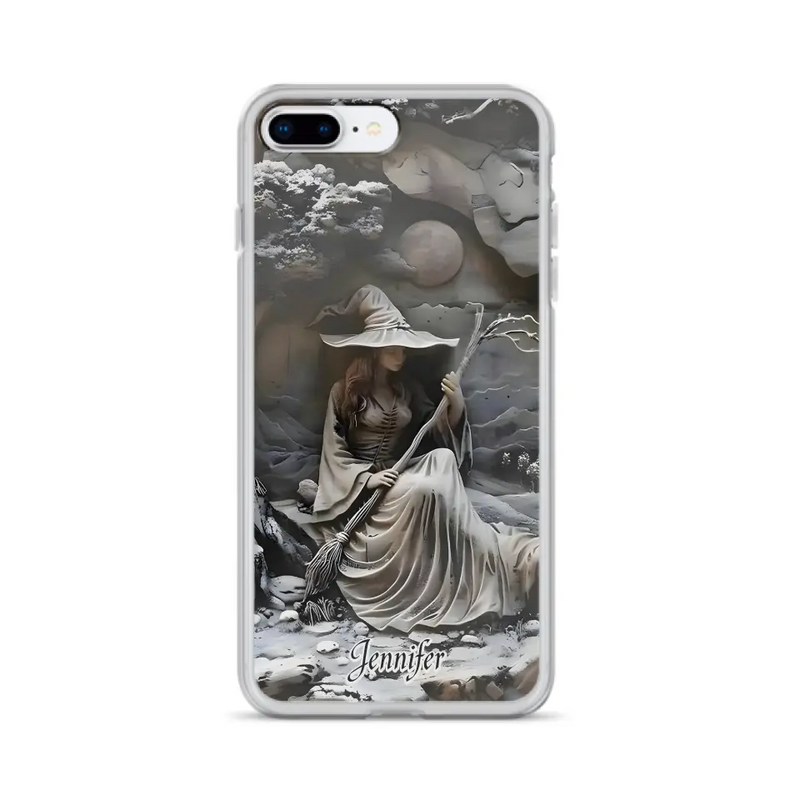 Personalized Witch Phone Case - Halloween/Birthday Gift Idea For Yourself, Witch Lovers - Case For iPhone/Samsung