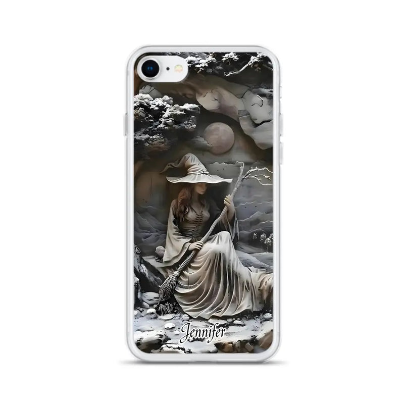 Personalized Witch Phone Case - Halloween/Birthday Gift Idea For Yourself, Witch Lovers - Case For iPhone/Samsung