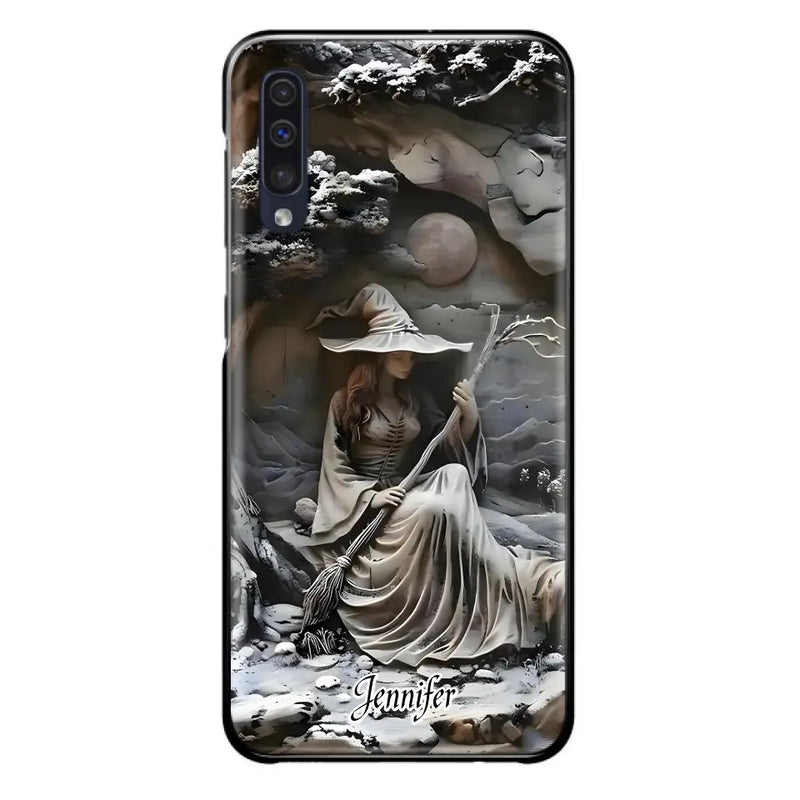 Personalized Witch Phone Case - Halloween/Birthday Gift Idea For Yourself, Witch Lovers - Case For iPhone/Samsung