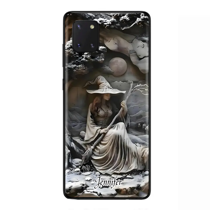 Personalized Witch Phone Case - Halloween/Birthday Gift Idea For Yourself, Witch Lovers - Case For iPhone/Samsung