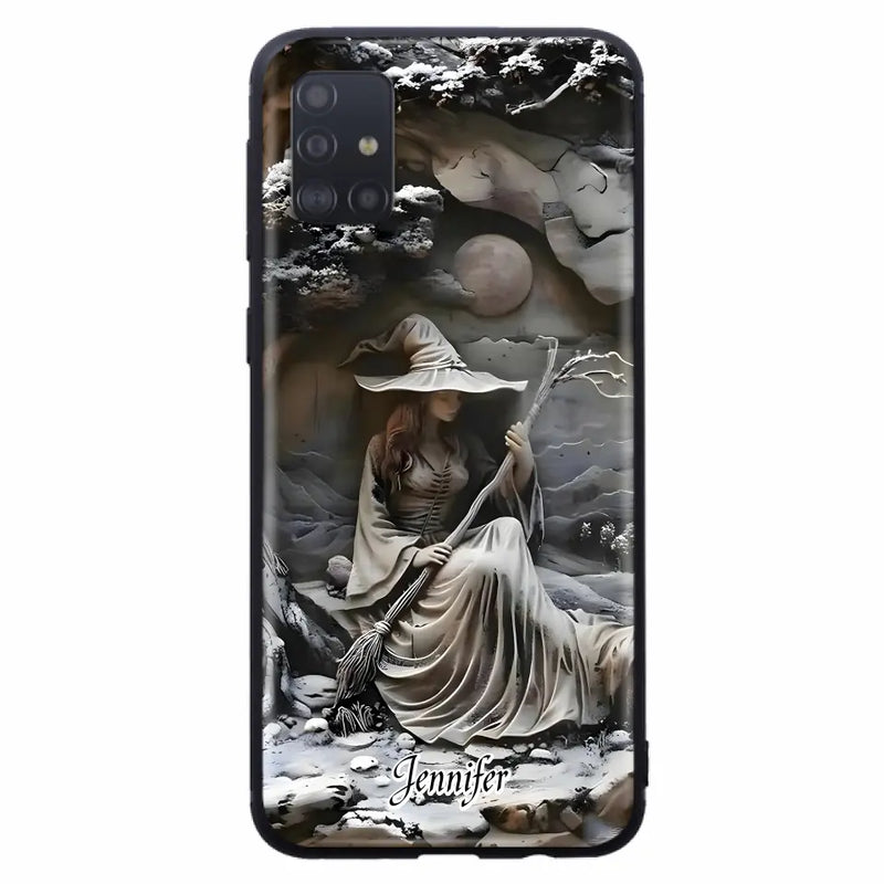 Personalized Witch Phone Case - Halloween/Birthday Gift Idea For Yourself, Witch Lovers - Case For iPhone/Samsung