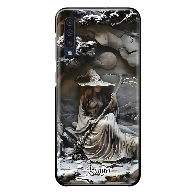Personalized Witch Phone Case - Halloween/Birthday Gift Idea For Yourself, Witch Lovers - Case For iPhone/Samsung
