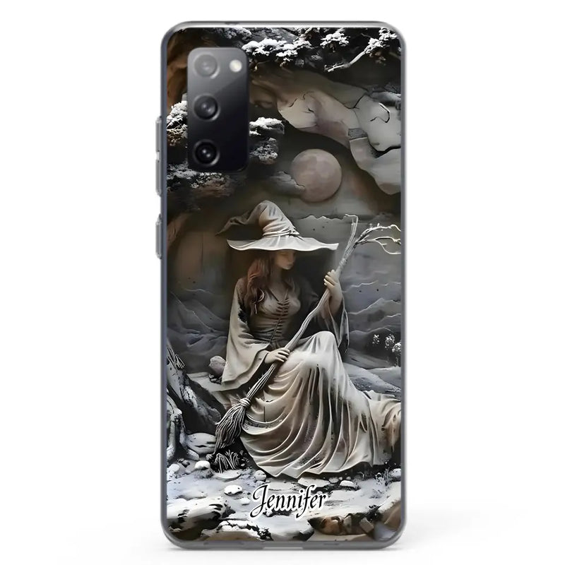 Personalized Witch Phone Case - Halloween/Birthday Gift Idea For Yourself, Witch Lovers - Case For iPhone/Samsung